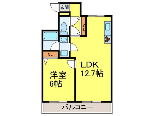 ラスティング銭通の物件間取画像